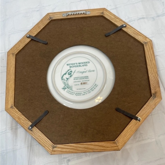 VTG. Margaret Keane Franklin Mint Plate Wendy's Wooded Wonderland Big Eye Eyes - Picture 6 of 12